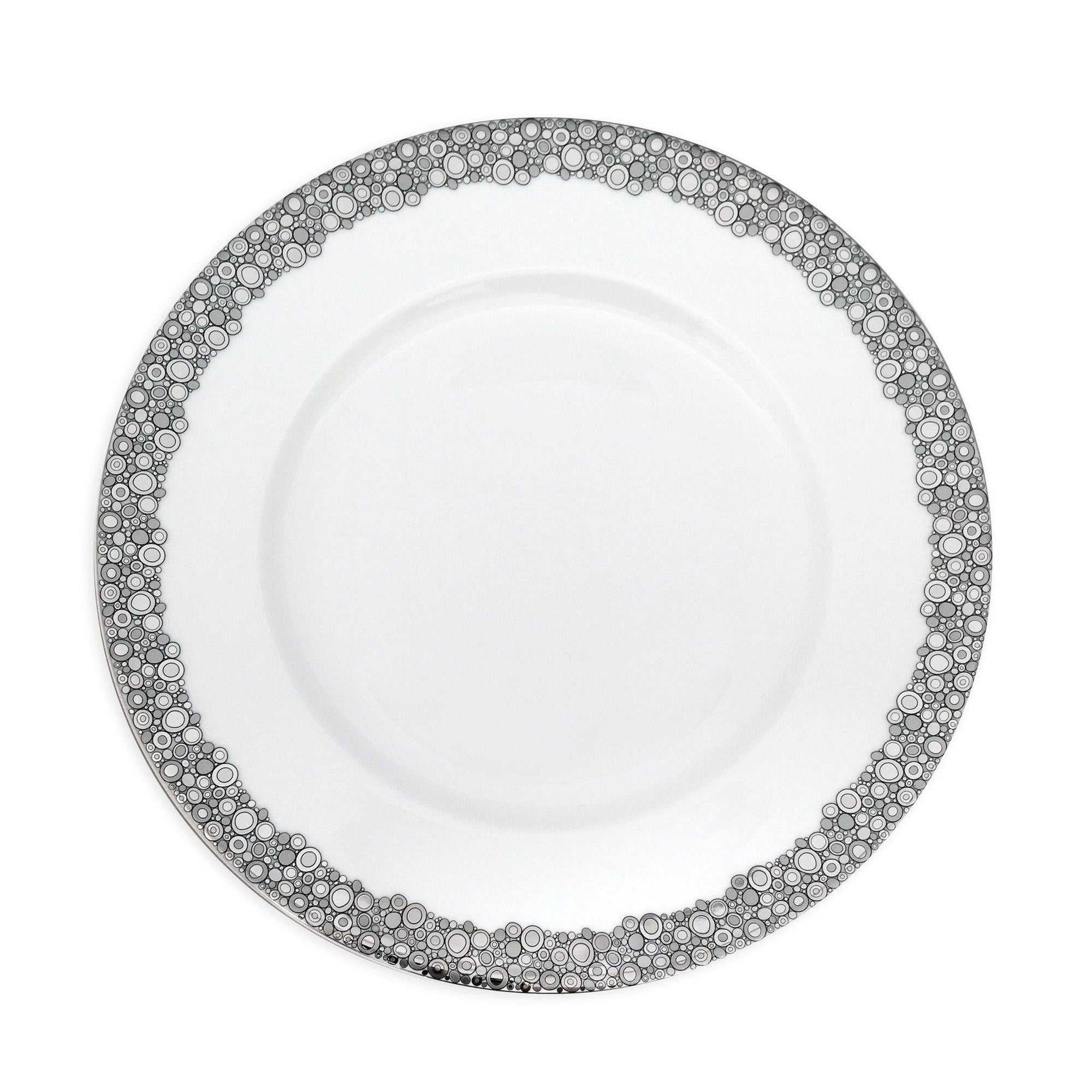 Ellington Shine Platinum Simple Dinner Plate - Caskata